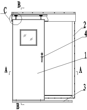 一种船舶舱室密闭式移门-爱企查