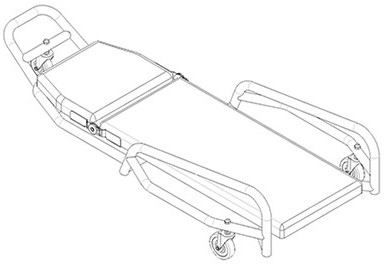 摘要附图摘要1.本外观设计产品的名称:躺车.2.