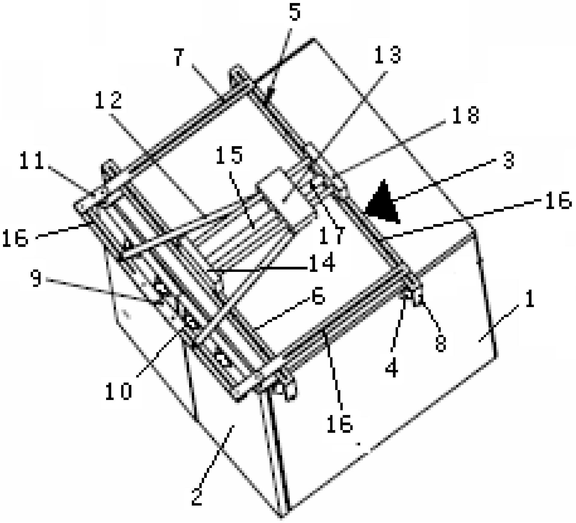 公开了一种气动对开门冰箱开门机构,包括固定连接装置,两个开门连杆