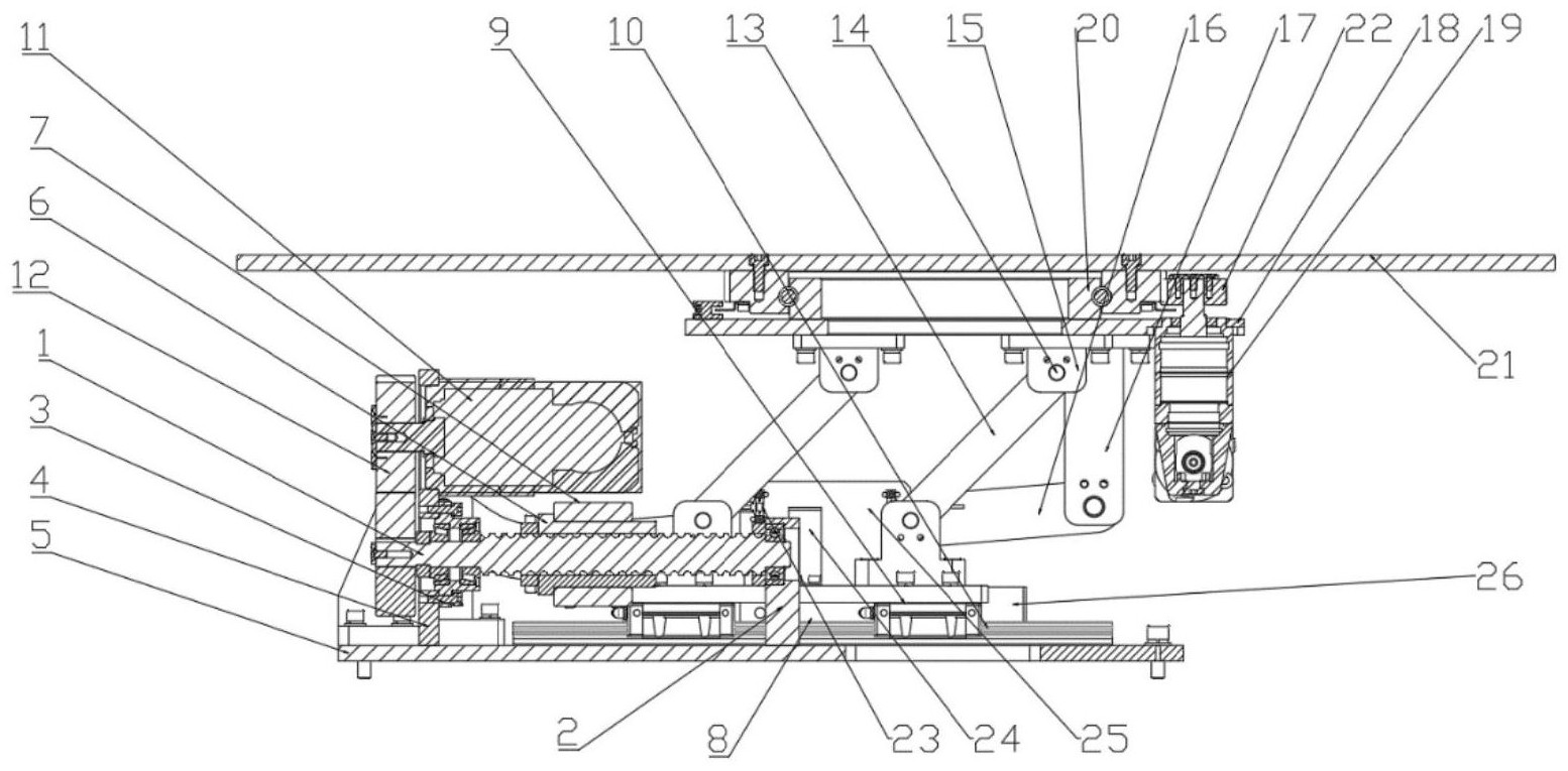 一种用于agv小车的顶升回转机构