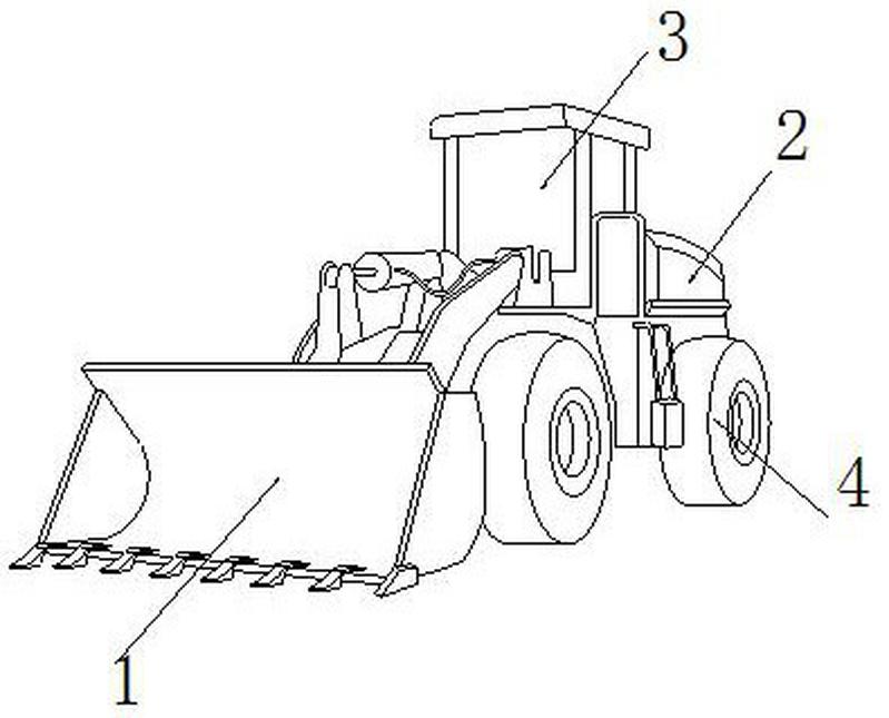 铲车车简笔画图片