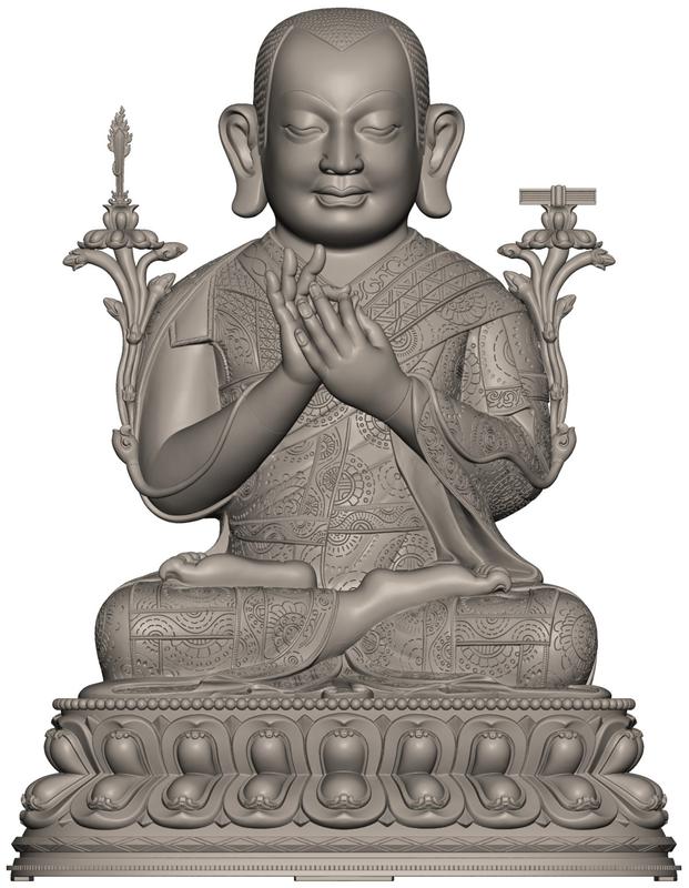 佛像(光头宗喀巴)-爱企查