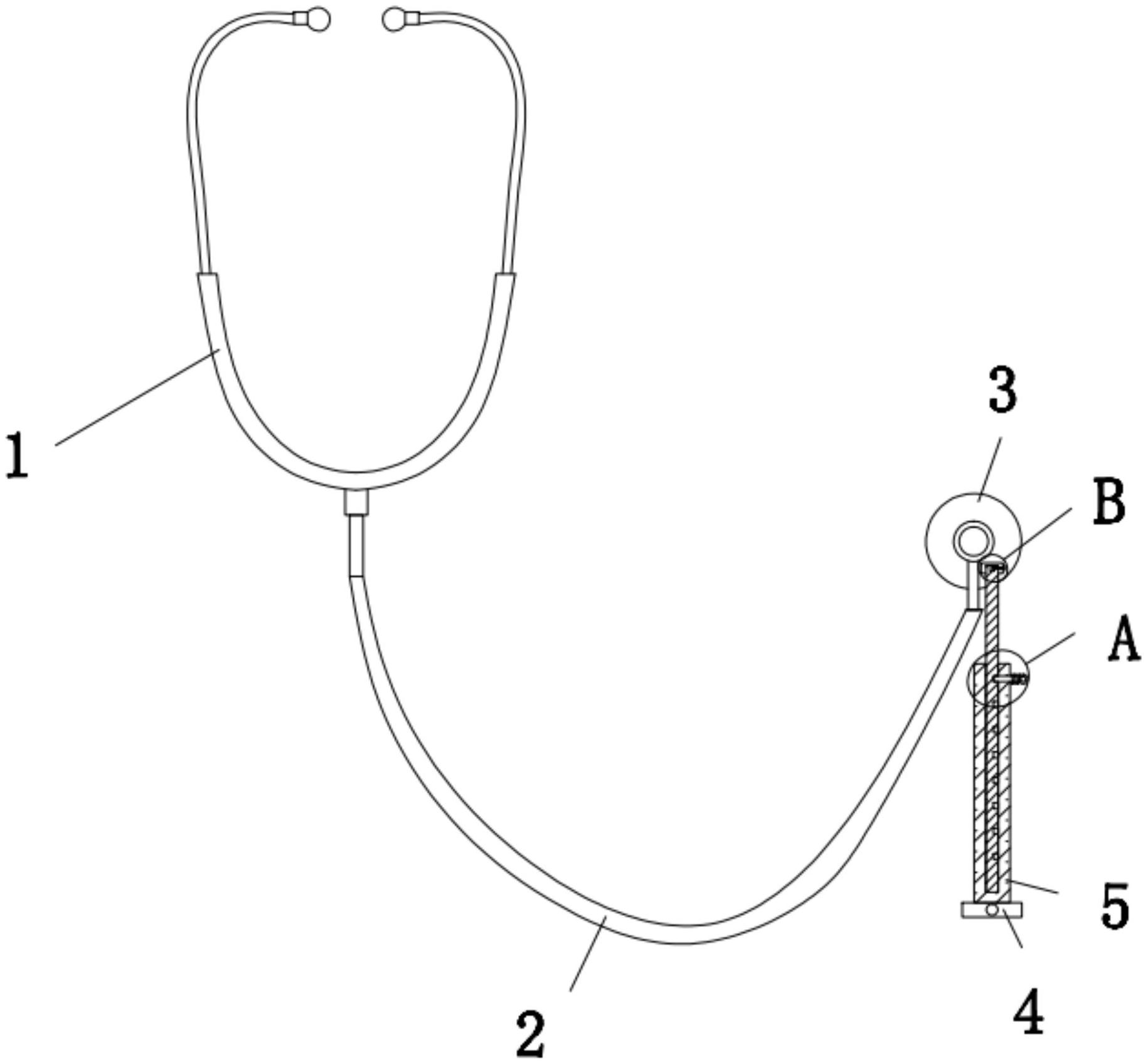 听诊器安装示意图图片