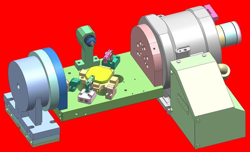 汽車空調壓縮機殼體平翻四軸夾具-愛企查