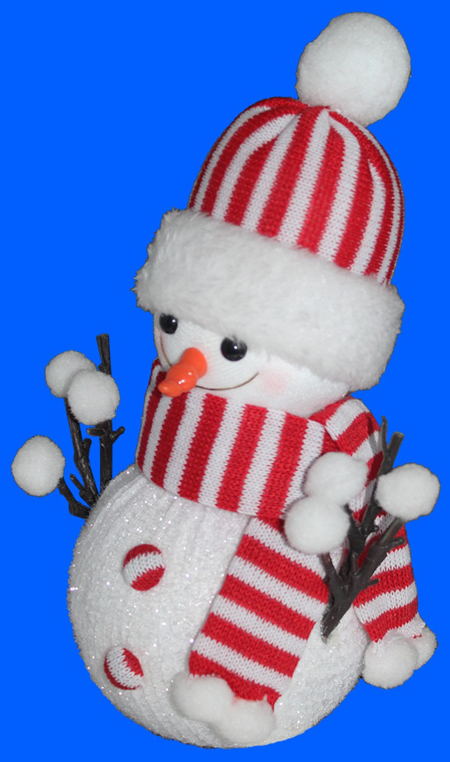 摘要附图摘要1.本外观设计产品的名称圣诞摆件(雪人圆帽).2.