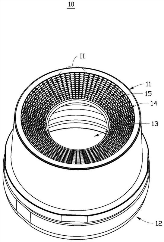 所述镜筒包括物侧端,像侧端及贯穿所述物侧端和所述像侧端的通光孔,所