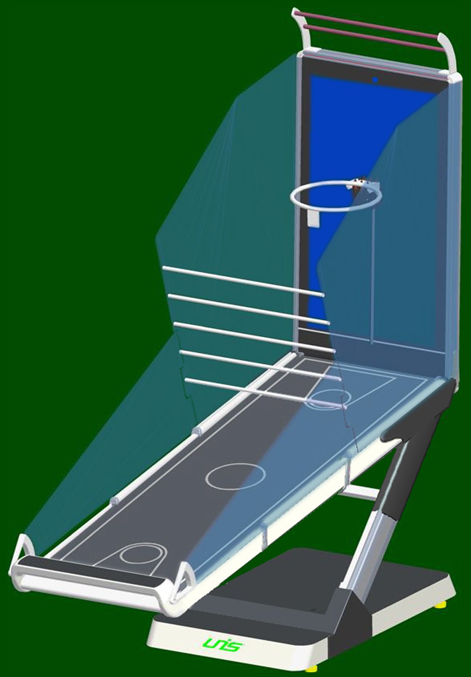 摘要附图摘要1.本外观设计产品的名称投篮机(大健康精英篮球2).2.