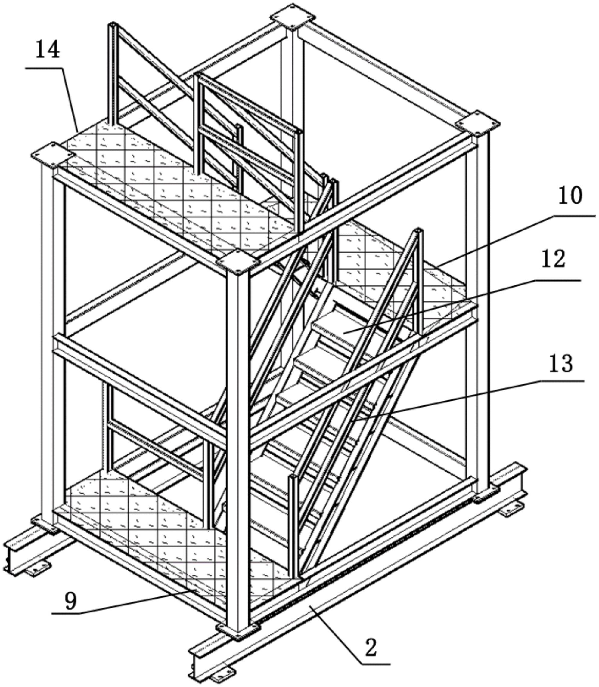 新型装配式结构施工临时用钢爬梯-爱企查