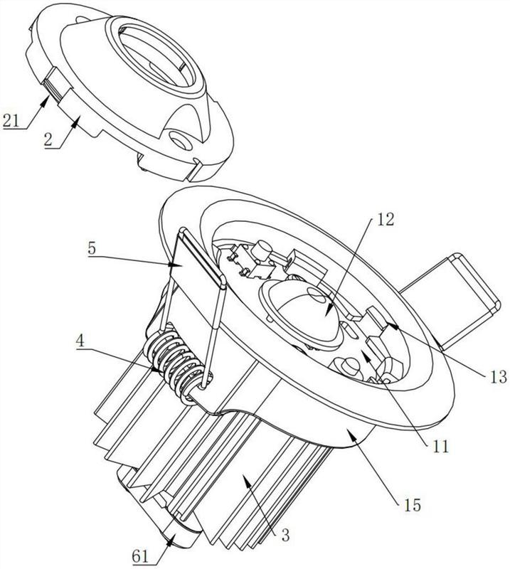一种发光角度可调节的灯头-爱企查