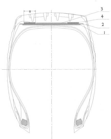子午线轮胎截面图图片