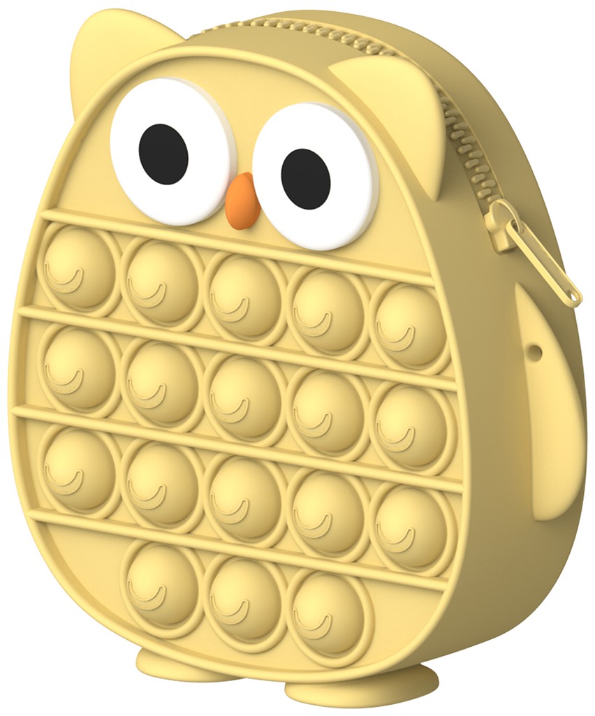 摘要附图摘要1.本外观设计产品的名称减压包包(猫头鹰).2.