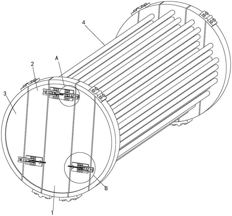提出了一种空冷器的换热管束,其便于对其附着在管束上的杂质进行清理