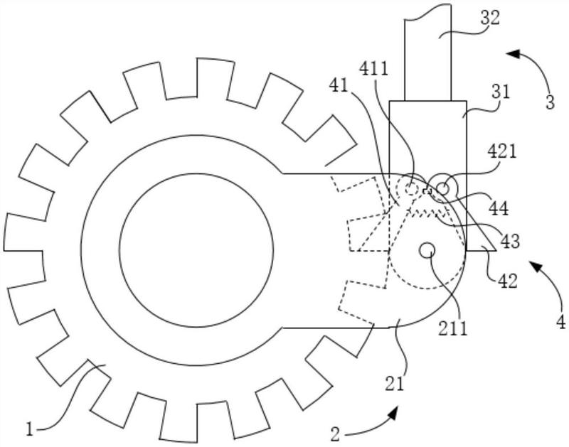 一种双向棘轮机构-爱企查