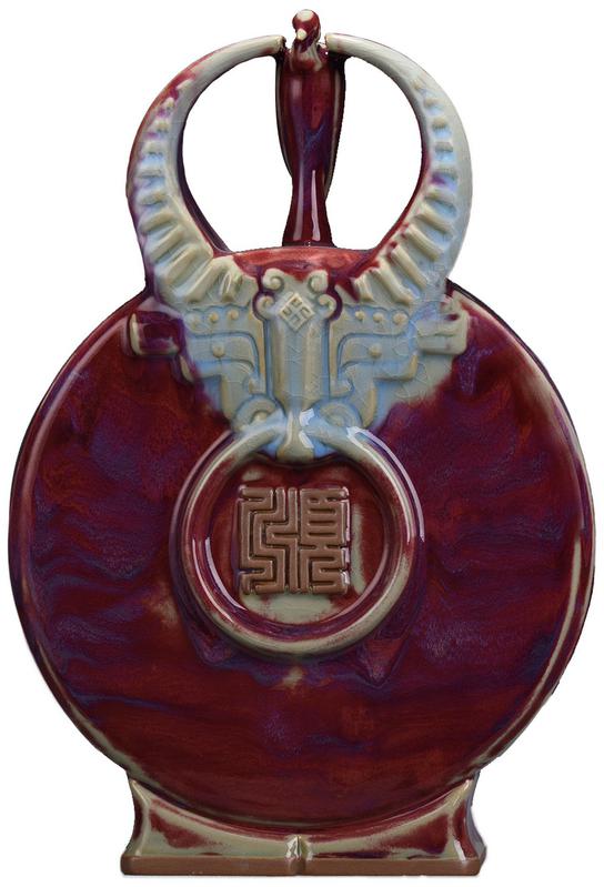 本外观设计产品的名称:工艺摆件(厚德载物). 2.