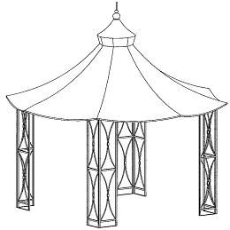 凉棚(八角花瓣型)-爱企查