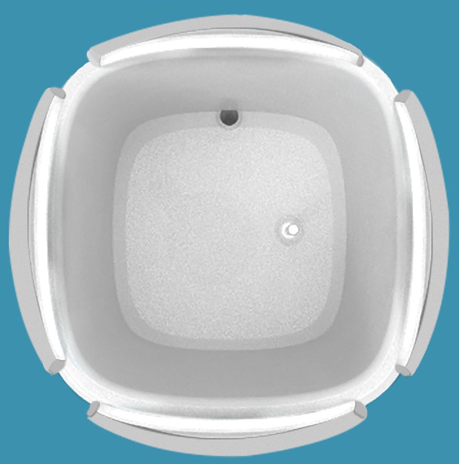 摘要附图摘要1.本外观设计产品的名称:智能花盆(二代).2.