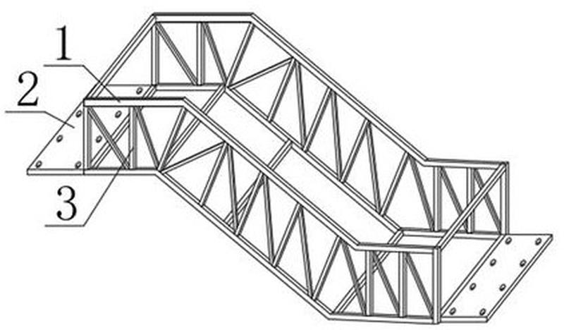 扶梯桁架结构图图片