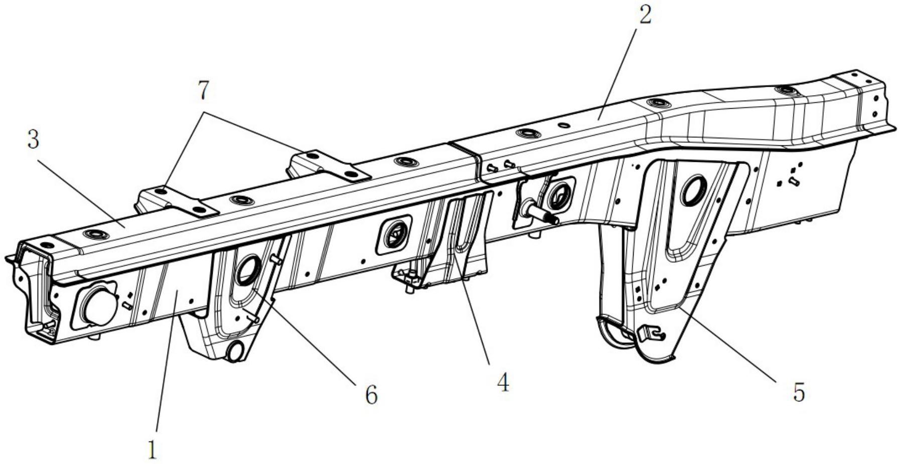 一种微型货车后纵梁结构总成-爱企查