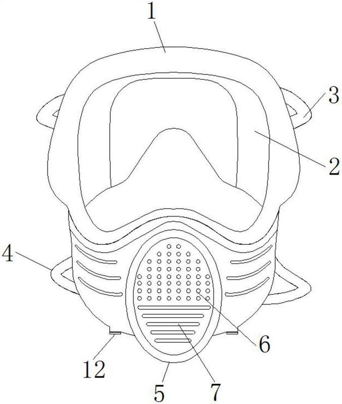 一种具有便携功能的空气呼吸面罩-爱企查
