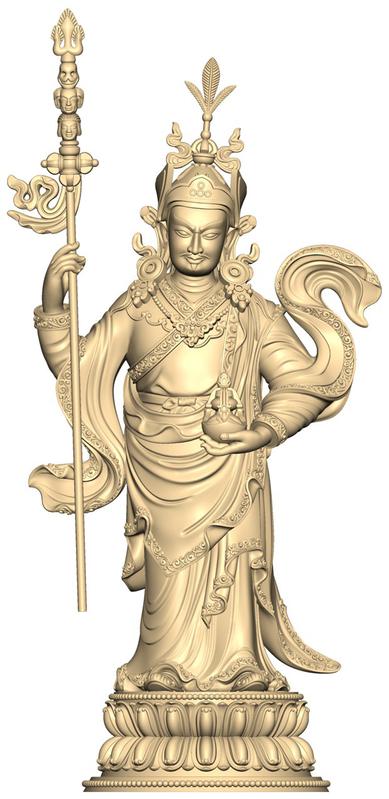 佛像(莲花生站立版)-爱企查