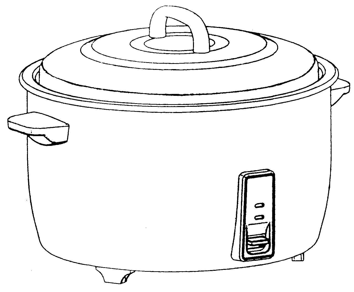 电饭煲的简单画法图片