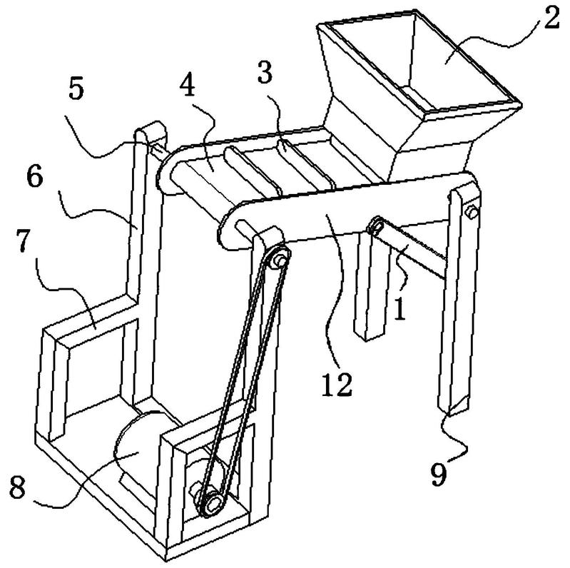 一种用于玉米脱粒机的进料装置-爱企查