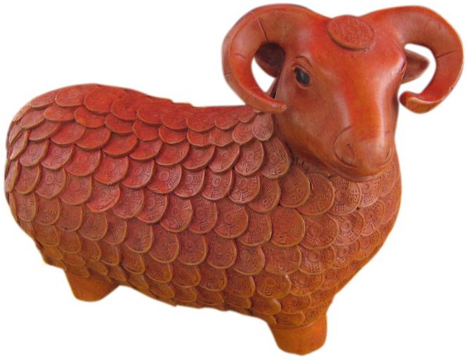 工艺品(红绵羊)-爱企查