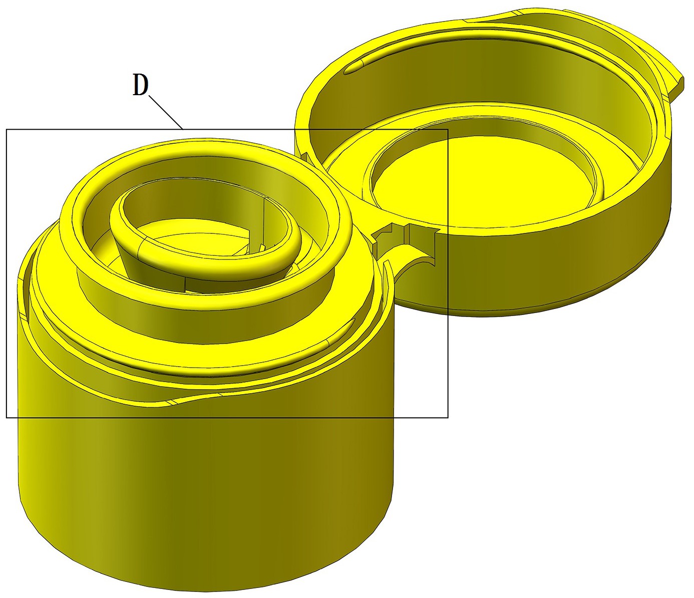 摘要附图摘要1.本外观设计产品的名称:瓶盖;2.