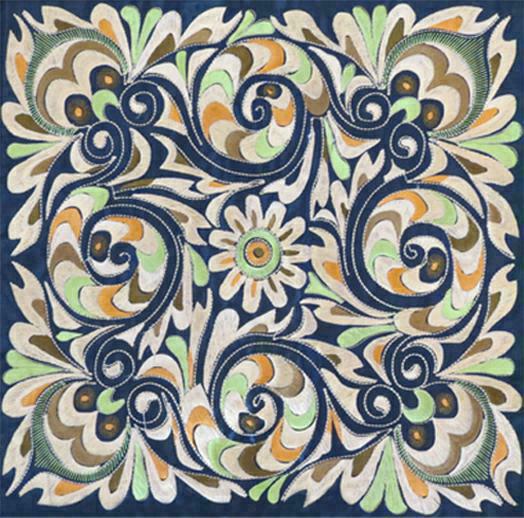 苗绣杯垫(二)-爱企查