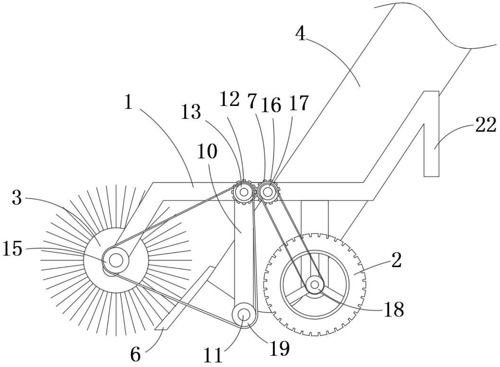 一种应用于清扫车的滚筒式清扫装置-爱企查