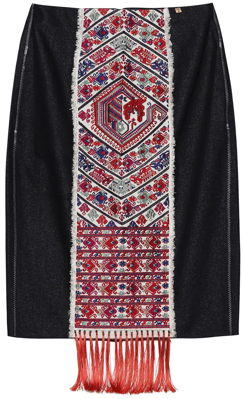 龙纹苗绣牛仔半裙(hp11a01126-39)-爱企查