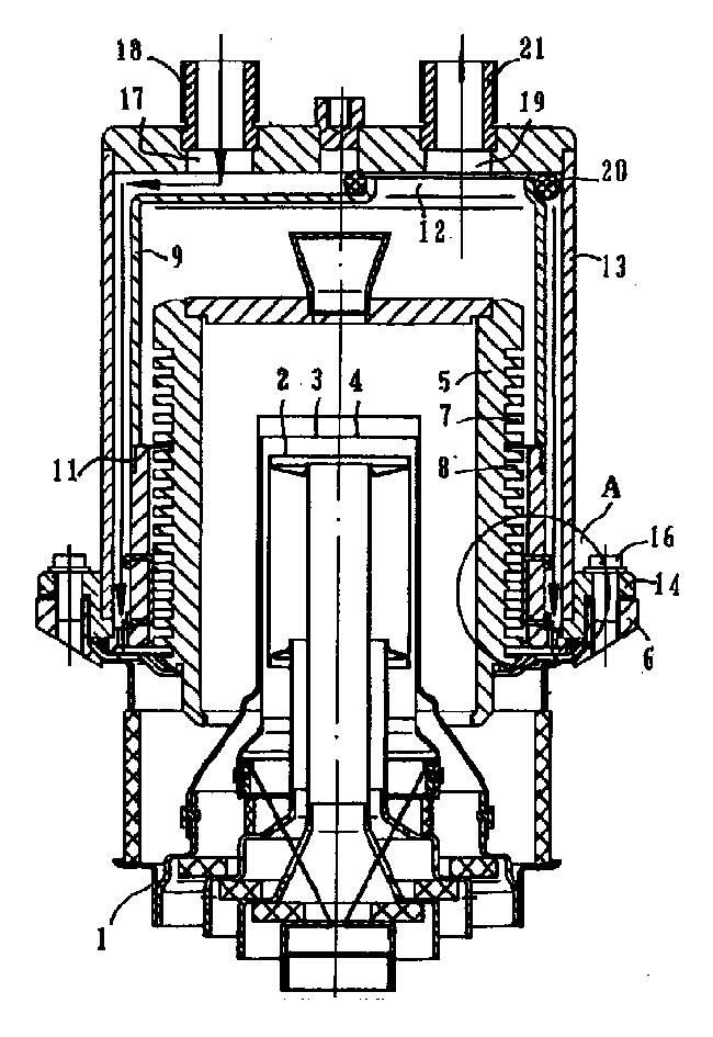 涉及有超蒸发冷结构的电子管