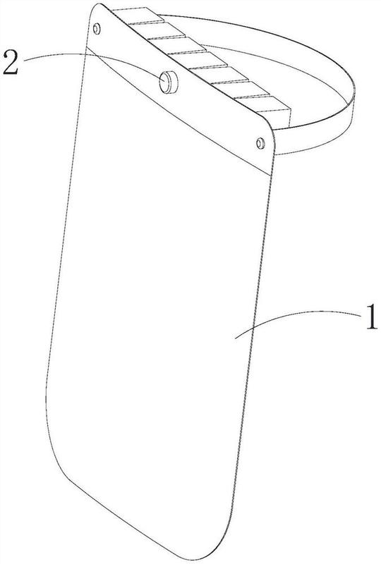 新型涉及医疗防护器具技术领域,尤其涉及一种改良型的医用隔离面罩