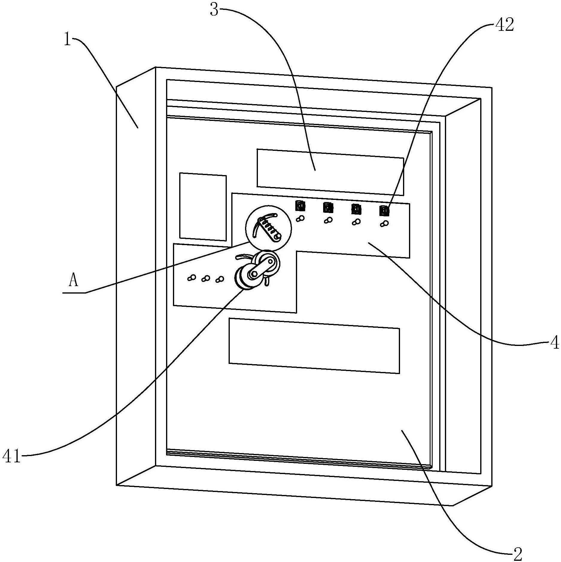 一种带有布线组件的电表箱-爱企查