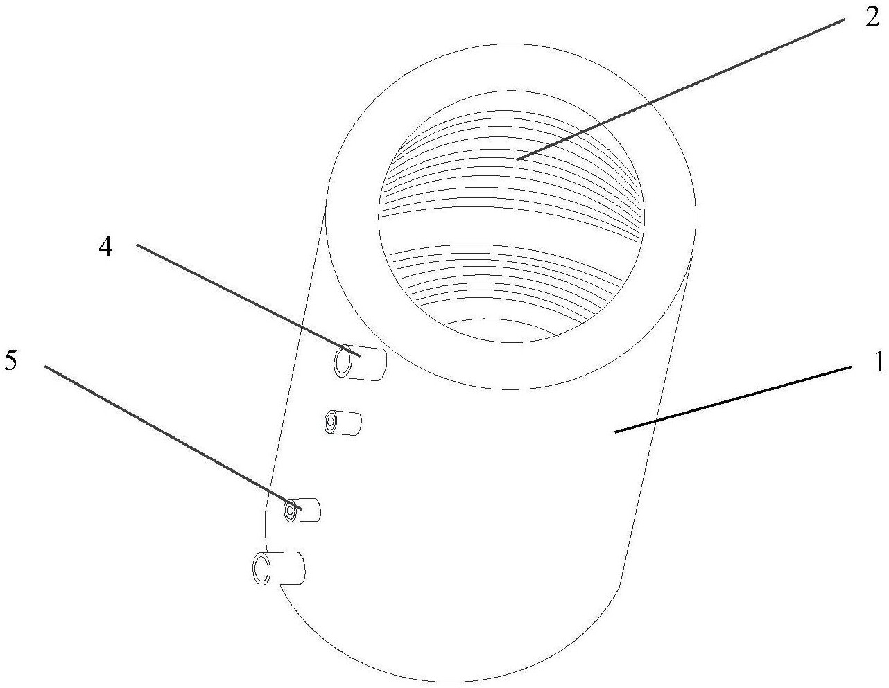 电热熔管体的管壁内表面嵌有螺旋状电热丝,所述电热丝的螺距相等,电