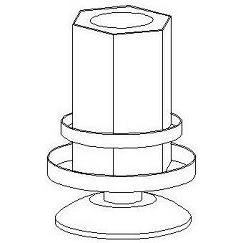 双层收纳旋转笔筒(六棱柱形)-爱企查