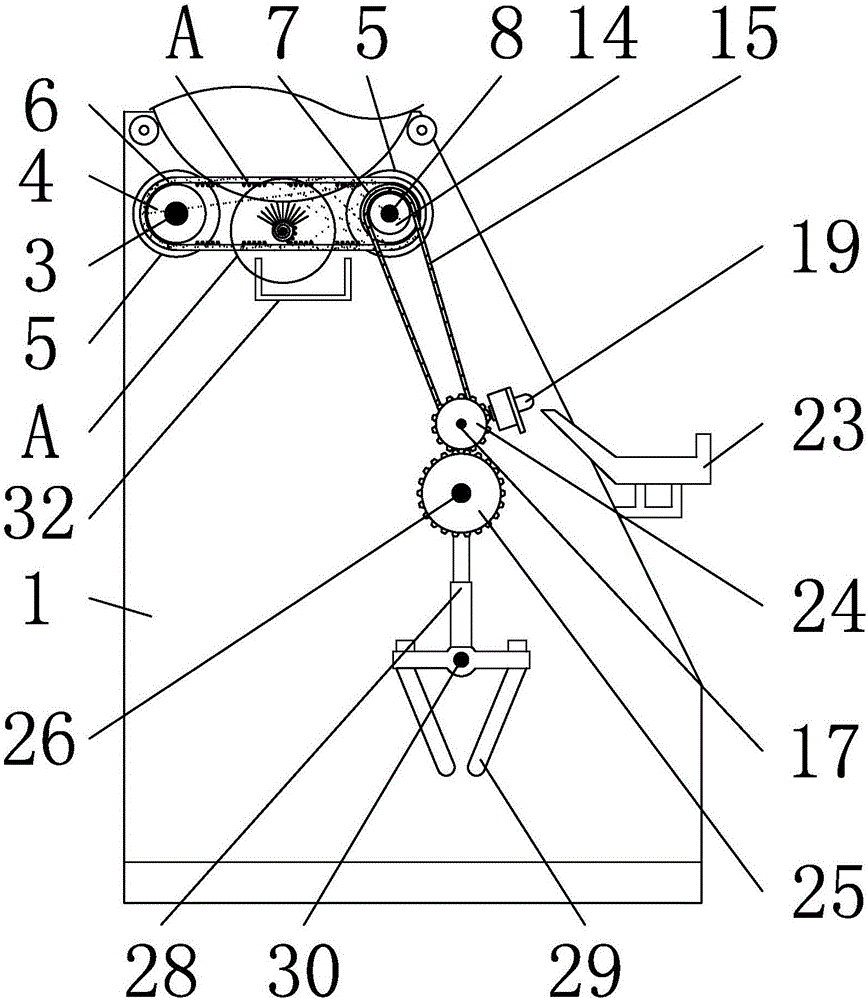 一种具有去除线头及灰尘功能的摆布机-爱企查