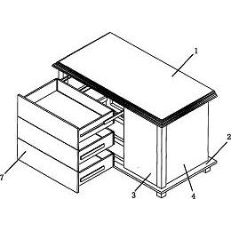 一種可免使用工具組裝的櫃子-愛企查