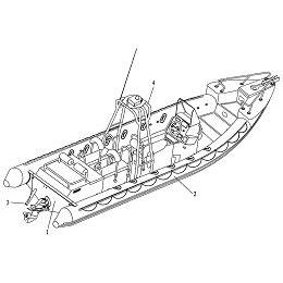救援橡皮艇简笔画图片